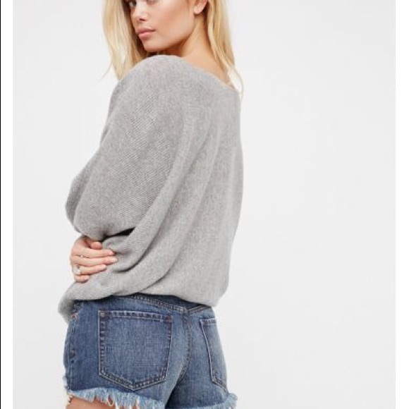 Free People daisy chain lace jean shorts size 25 B17 - Picture 12 of 12